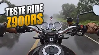 TEST RIDE Z900 RS (PEGUEI CHUVA FORTE)| TESTE NA ESTRADA CORREDOR E TERRA COM A Z900 RS | TESTE RIDE