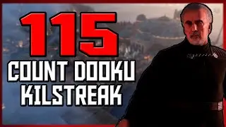 Star Wars Battlefront 2 -115 Count Dooku Killstreak on Naboo! [PS4]