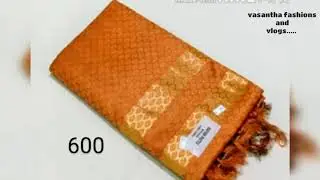 Budget friendly sarees collections||online avl||vasantha fashions ||