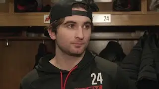 Seamus Casey and Sheldon Keefe speak ahead of Devils/Bruins