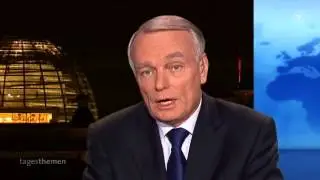 Premier ministre Jean-Marc Ayrault parle allemand