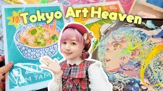 Artist Life in Tokyo 🇯🇵 My fav finds at Art Book Fair + Yoneyama Mai Exhibit | Japan Art Vlog