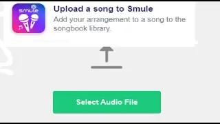 Smule upload song