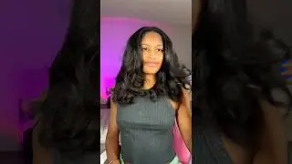 how to get big, voluminous, blowout curls on #naturalhair 🫶🏽 this flat iron is from L&rsquo;Ange Hair!!