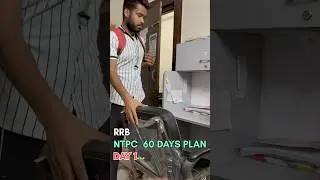 RRB NTPC 60 DAY MASTER PLAN | DAY 1 #NTPC2025 #RRBNTPC #ntpc  #CBT1Preparation #railwayexams