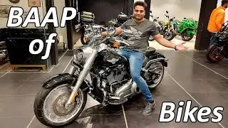 Bad Ass Harley Davidson Fat Boy with 1 lakh music system installed - King Indian