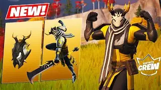 Fortnite New (CrewPack) GILDHART PS5 9Kills GAMEPLAY, Chapter 4 Season 1 Victory Royale.