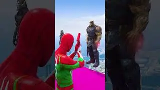 GTA 5 Epic Water Ragdolls | Spider-Man Jumps / Fails ep528. #shorts