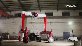 Mobile Versatile Travelift Industrial Gantry Cranes Heavy Duty