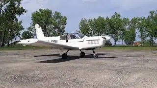 Zlin Z-142 HA-SGU bemotoroz&aacute;s 2020 M&aacute;jus