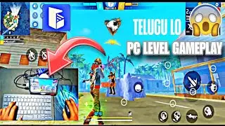 Keyboard ⌨️ and mouse play Free fire in telugu #telugu #telugu #keyboardandmousegaming 