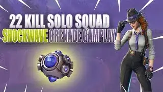 Pro Player with SHOCKWAVE GRENADE! 22 Kill Solo Squad - coL Hogman