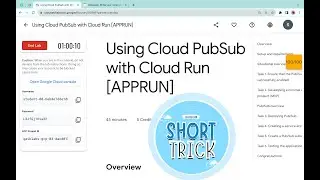 Использование Cloud PubSub с Cloud Run [APPRUN] || #qwiklabs || #coursera || [С объяснением🗣️]