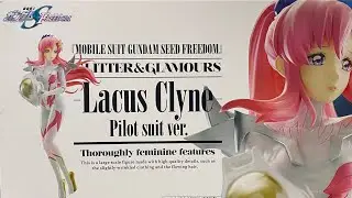 Unboxing Glitter & Glamours Lacus Clyne Pilot Suit Version Gundam Seed Freedom Anime Figure