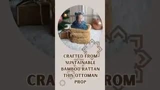 Creative Baby Photoshoot Props | Newborn Photography Props Rattan Photography Props #ecowoodies