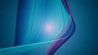 Blue  Abstract Lines Background Loop 4K