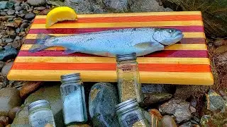 Trout CATCH AND COOK on The River Bank