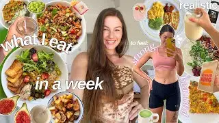 What I *ACTUALLY* Eat In A Week🍋 Break Negative Mindsets Around Food 👏🏻