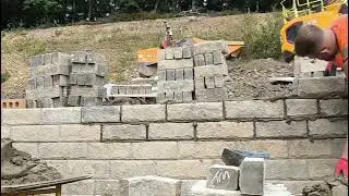 Видеоблог о кирпичной кладке &mdash; завершение строительства большой каменной стены!