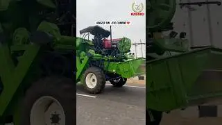 Jangeer Tmc -510 Combine Runing On Roads ❤️🚜 #combineharvester #shorts #farmer
