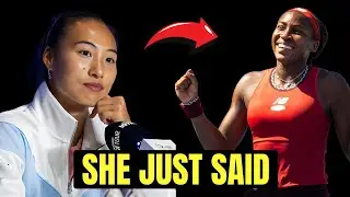 Zheng Qinwen SHOCKING RESPONSE After REPORTER ASKS About BEATING COCO GAUFF!