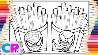 Superheroes McDonald Fries/Spiderman vs Venomj on IPad/@coloringpagestv 3rd Prototype - I Know[NCS]