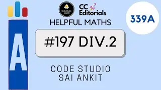 Codeforces #197 Div.2 | Helpful Maths | Problem 339A | Codeforces Editorials/Tutorials