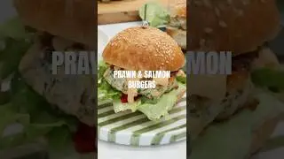 Prawn & Salmon Burgers with Sriracha Bone Broth Mayo!