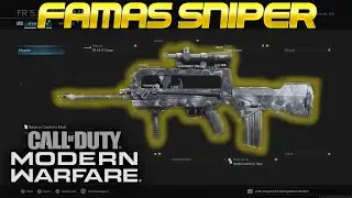 Modern Warfare - FAMAS SNIPER VARIANT CLASS SETUP! - IS IT GOOD?