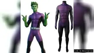 Beast Boy Cosplay Garfield Mark Logan Superhero Costume 3D Printed Spandex Zentai Suits Outfits Hall