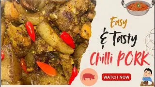 How to make Pork Chilli Coorg Style | Spicy Pork Chilli Recipe #food #porkrecipe #foodies #cooking