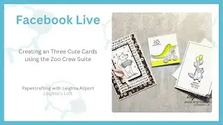 Facebook Live 07.03.24. Three cute cards with the Zoo Crew Suite!