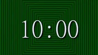 10 Minute Timer | ⏰ Bell Alert | No Music | Square Boxes | Study Aid Relaxation @FirstClassTimers