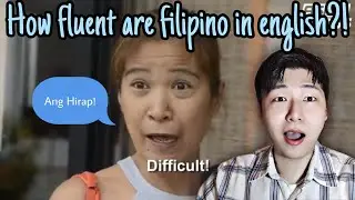 How fluent are FILIPINOS in english? | CHALLENGE | Oppa Joon | korean reaction