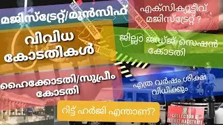 കോടതികള്‍ എത്ര തരം, അധികാരം എന്ത്||Types of Courts and Power