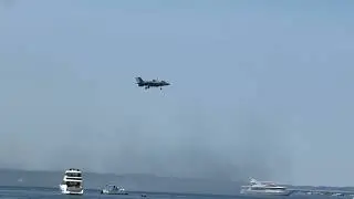 F-35 hover demo Traverse city cherry fest 2025