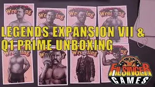LEGENDS EXPANSION VII & 2021 Q1 PROMOTER PRIME UNBOXING | LEGENDS OF WRESTLING | FILSINGER GAMES