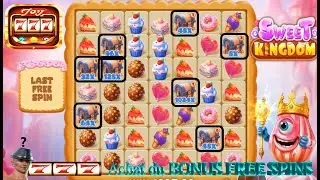 Achat du BONUS FREE SPINS sur la machine &agrave; sous SWEET KINGDOM