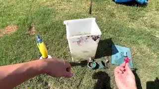 Backyard chicken water system (review and delivery change out)
