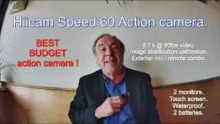 Экшн-камера Hi-Cam Speed ​​60 с выносным микрофоном/контроллером, доступная в различных разрешени...