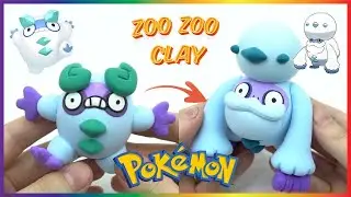 Pok&eacute;mon Figures Making- darumakka and hihidaruma| zoo zoo clay #pok&eacute;mon #clay #clayart
