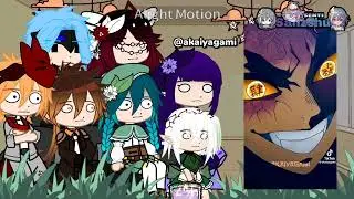Archons (+ some of the Fatui)react to Hantengu as Dottore experiment  || GachaNox