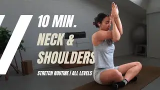 10 Min. Neck, Shoulder & Headache Relieving Stretches | All Levels, No Talking (Follow-Along)