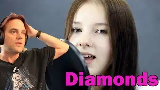 Daneliya Tuleshova - Diamonds (Rihanna cover) Reaction // Guitarist Reacts