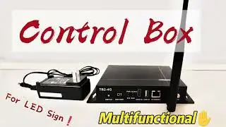 LED Sign by WiFi LAN USB HDMI communication