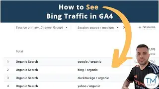 How to See Bing SEO Traffic in Google Analytics 4