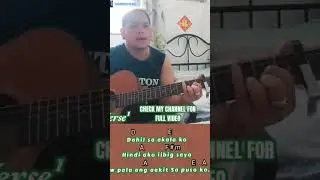 INIIBIG KITA BY ROEL CORTEZ GUITAR TUTORIAL FOR BEGINNERS #yangckosaga #music #ukulele #guitar