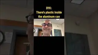 #aluminum Aluminum cans have plastic liner&hellip; #aluminum #plastic #can #experiment