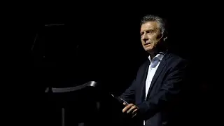 Mauricio Macri en la Bolsa de Comercio de Córdoba