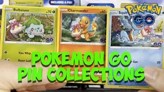 Pokemon GO Pin Collections - Bulbasaur, Charmander & Squirtle!